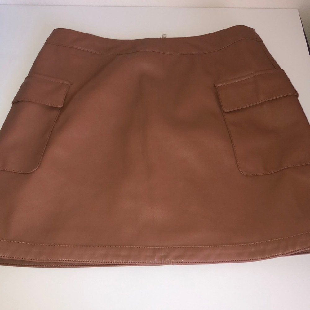 leather mini skirt 🦋